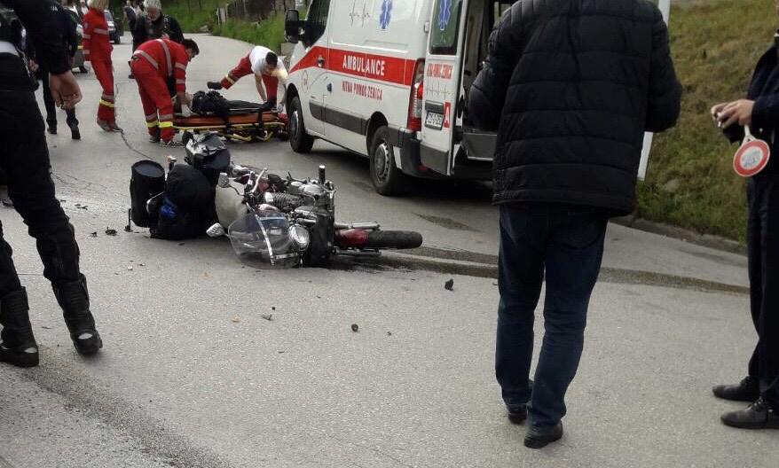 Teško povrijeđen motociklista u Zenici