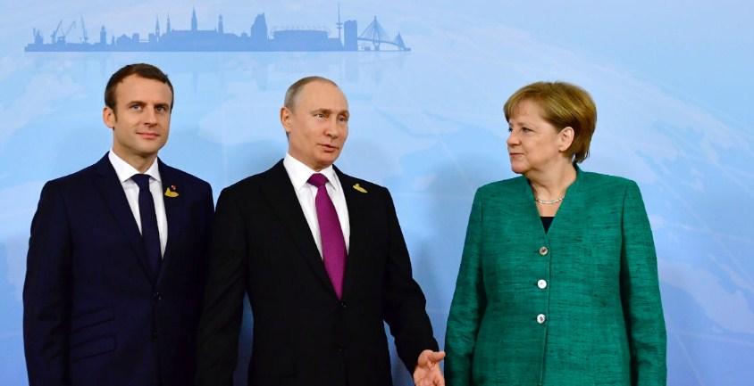 Putin, Merkel i Makron razgovarali o Ukrajini