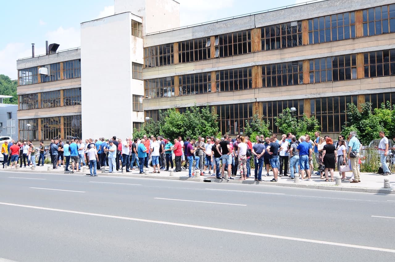 Radnici Aluminija ispred Vlade FBiH - Avaz