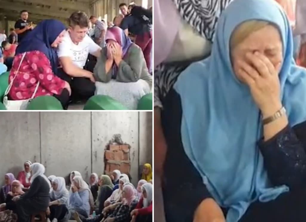 Potočarima odzvanjaju jecaji, porodice se slomile nad tabutima svojih najmilijih