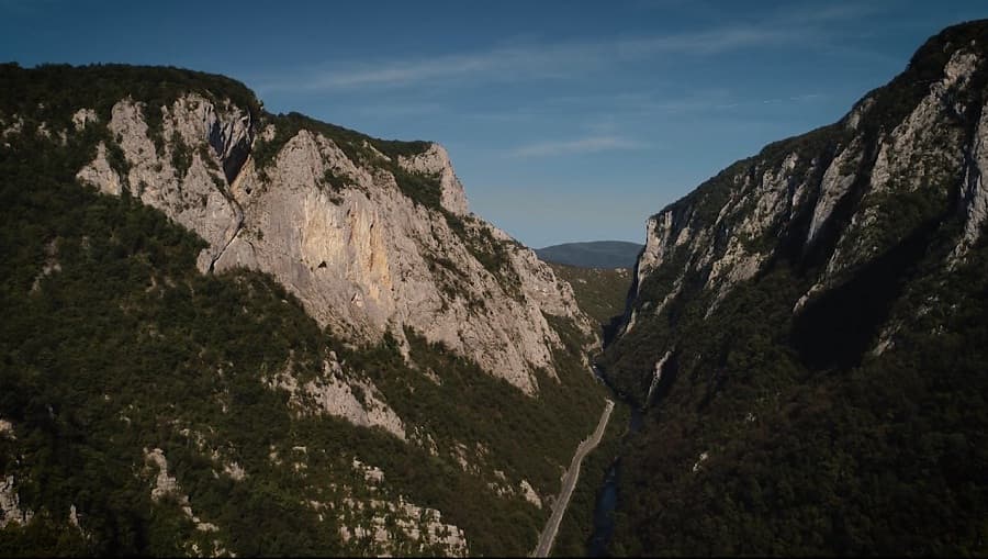 Obustava saobraćaja na lokaciji kanjona Tijesno