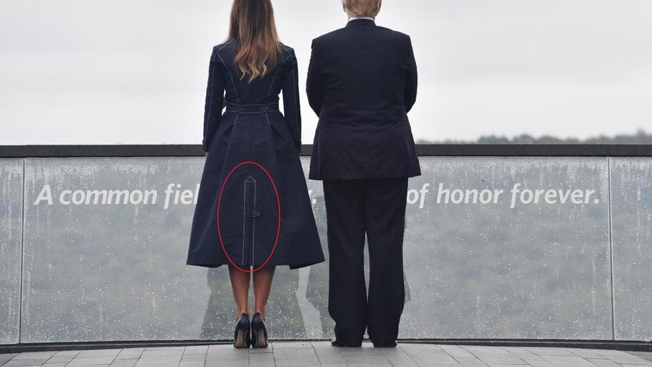 Šta je Melanija obukla na godišnjicu terorističkog napada