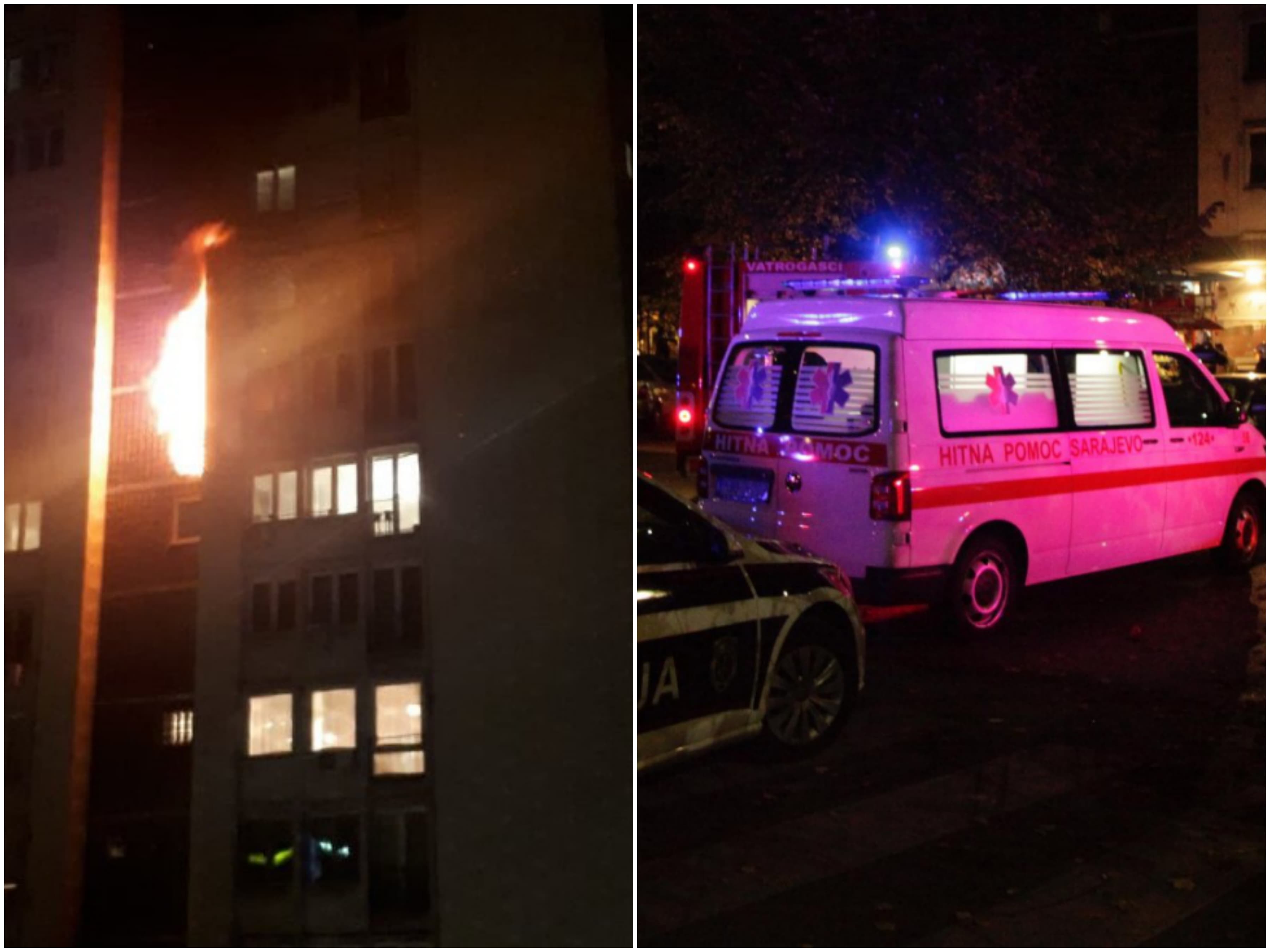 Oglasili se iz MUP-a KS o velikom požaru na Grbavici