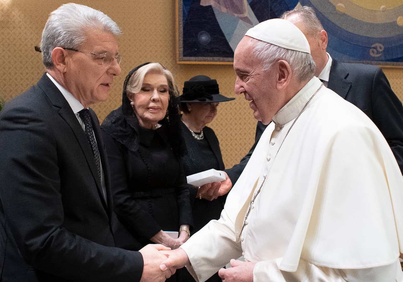 Džaferović u audijenciji kod pape Franje