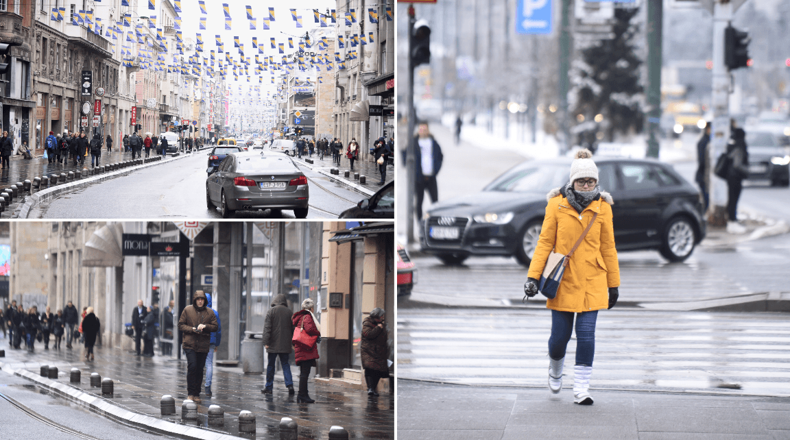 Pravi decembarski dan u Sarajevu
