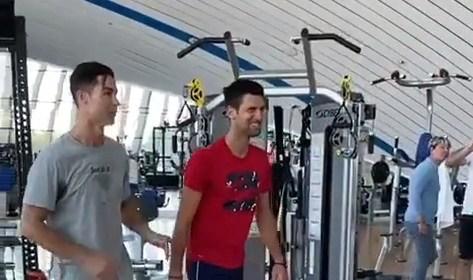 Ronaldo u Dubaiju naučio Đokovića da izvede njegov ''nebeski'' skok