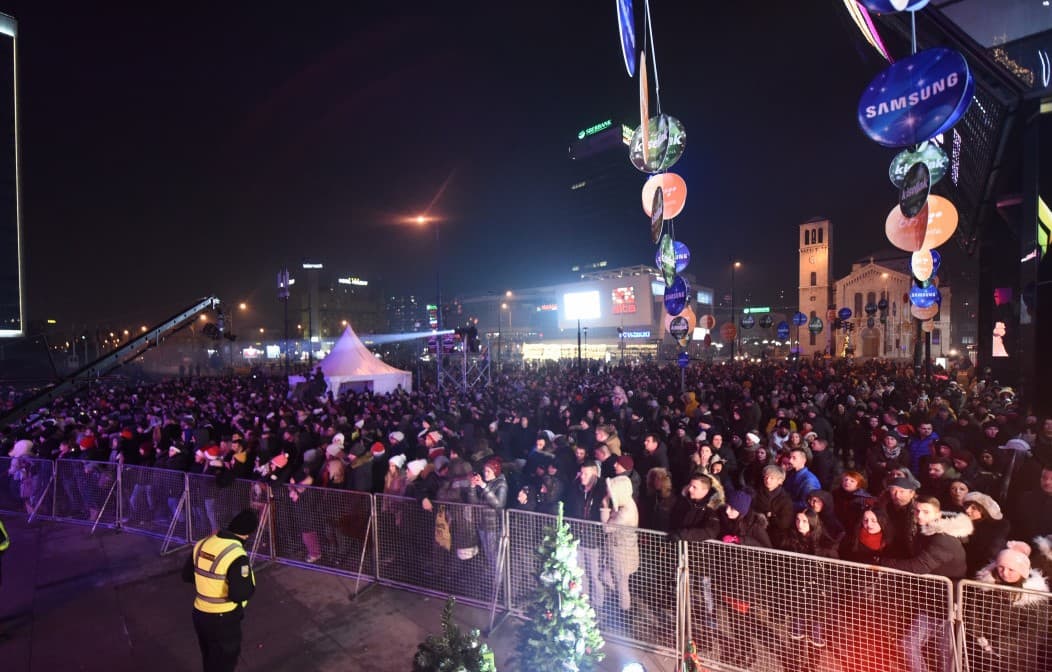 Više od 60 hiljada ljudi prisustvovalo dočeku Nove godine u Sarajevu, nije zabilježen nijedan incident
