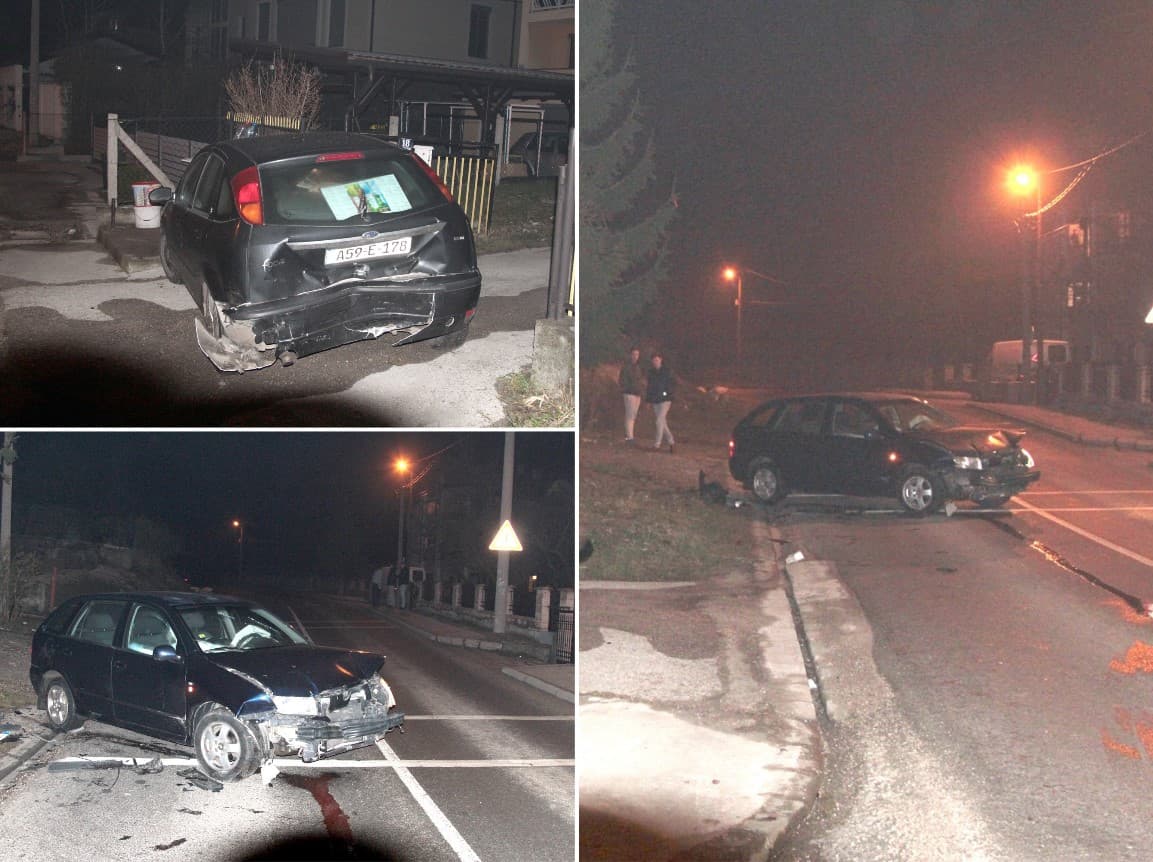 Nesreća u Tuzli: Divljao kroz naselje i udario u parkirani automobil