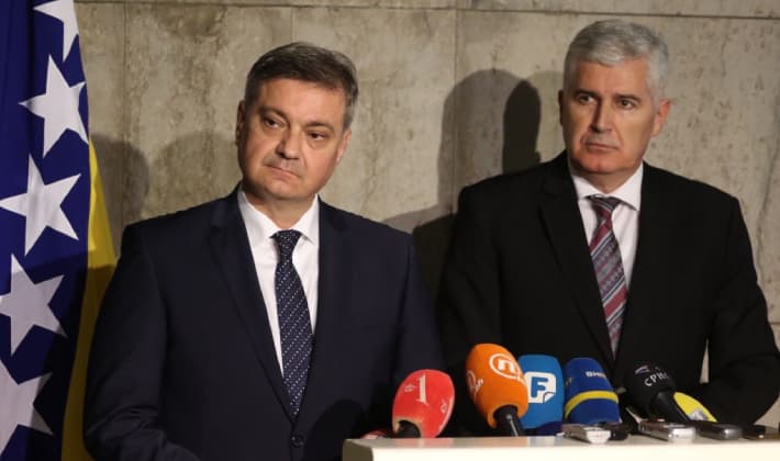 Zvizdić i Čović na samitu u Briselu