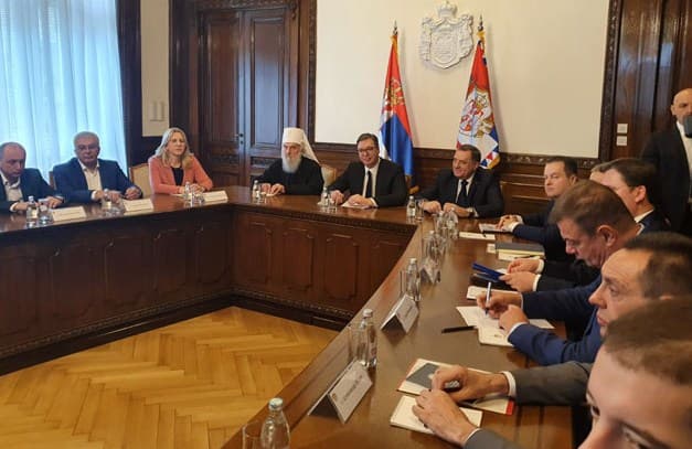 Počeo sastanak koji je sazvao Aleksandar Vučić: Prisustvuju Dodik i Cvijanović