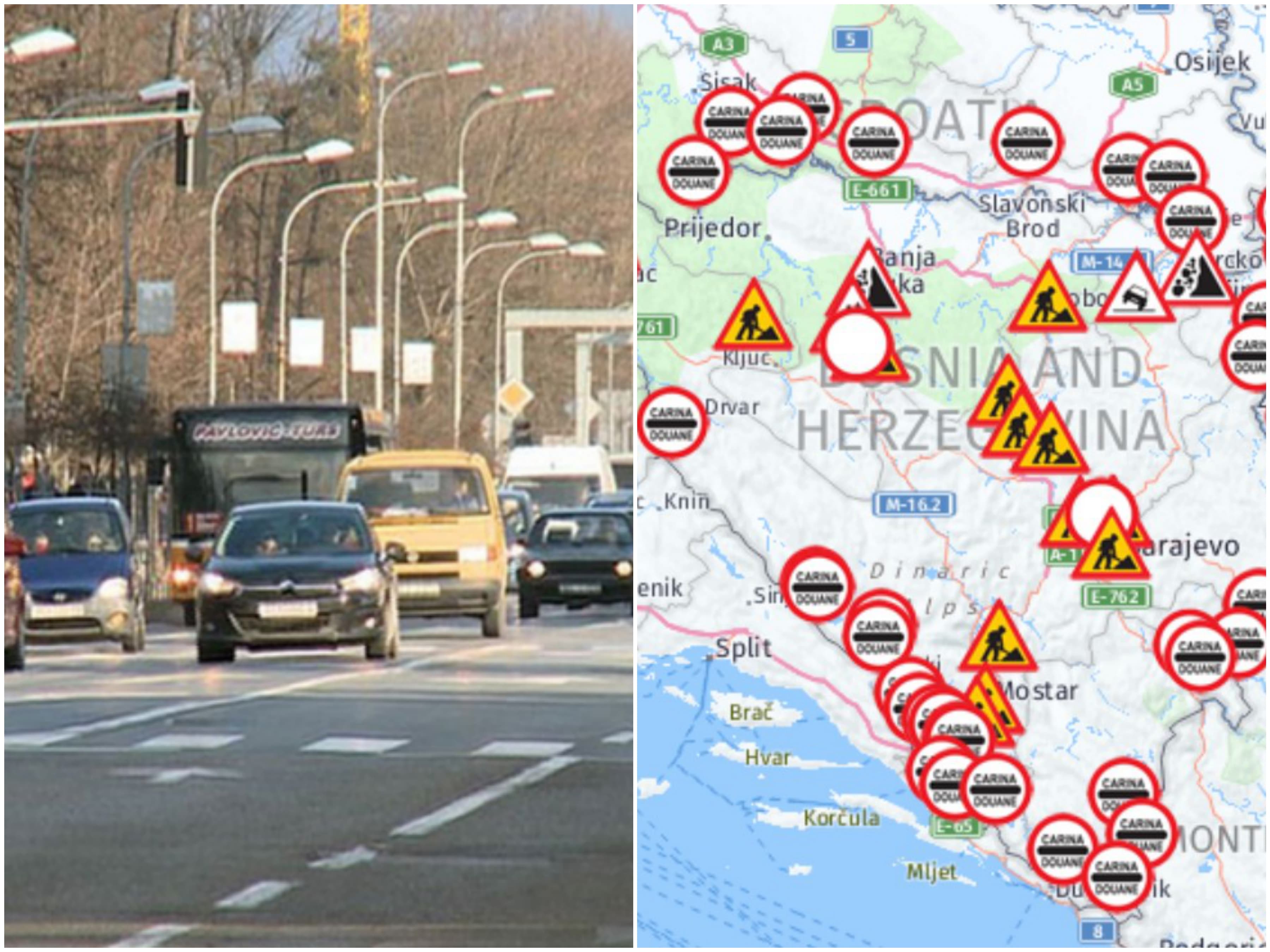 Oprez zbog odrona zemlje ili kamenja