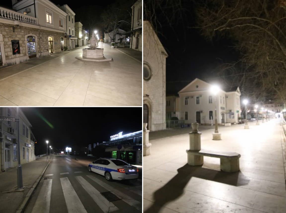 Lijepa proljetna noć kao stvorena za šetnju u Trebinju, ali ne da korona