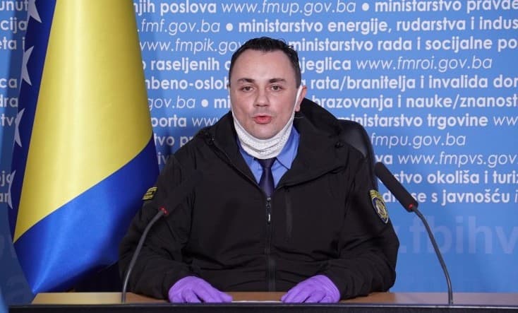 Ajdinović: Na graničnim prijelazima izdata 21.554 rješenja o izolaciji