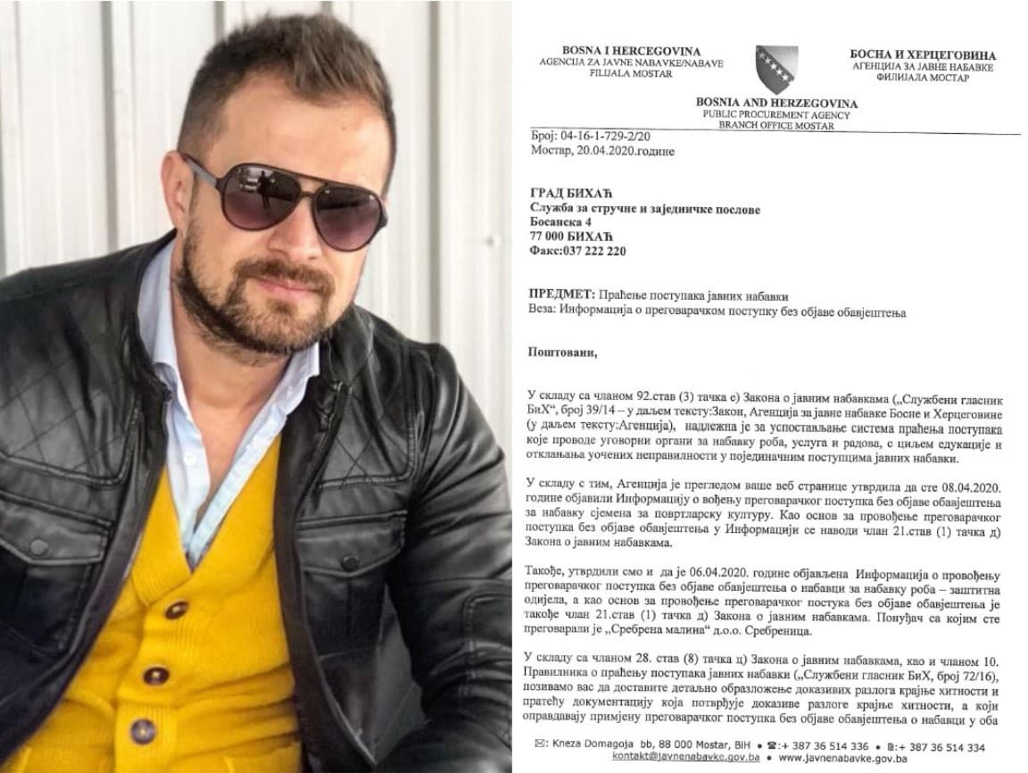 Hodžić nabavio i zaštitna odijela za Grad Bihać