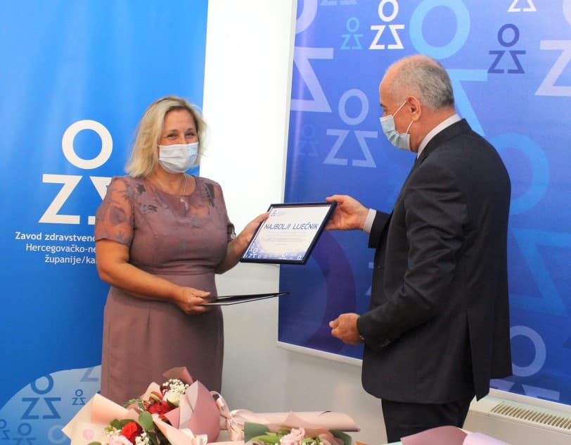 Najbolji ljekar porodične medicine u HNK je dr. Melida Hasanagić