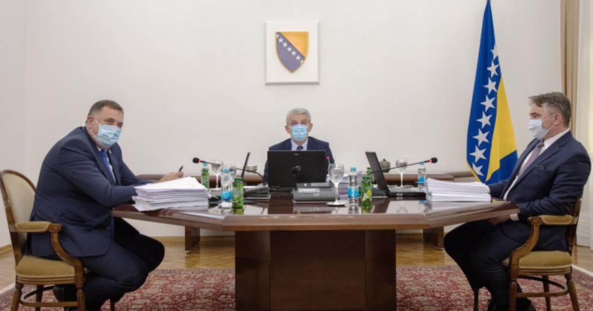 Redovna sjednica Predsjedništva BiH danas u Sarajevu