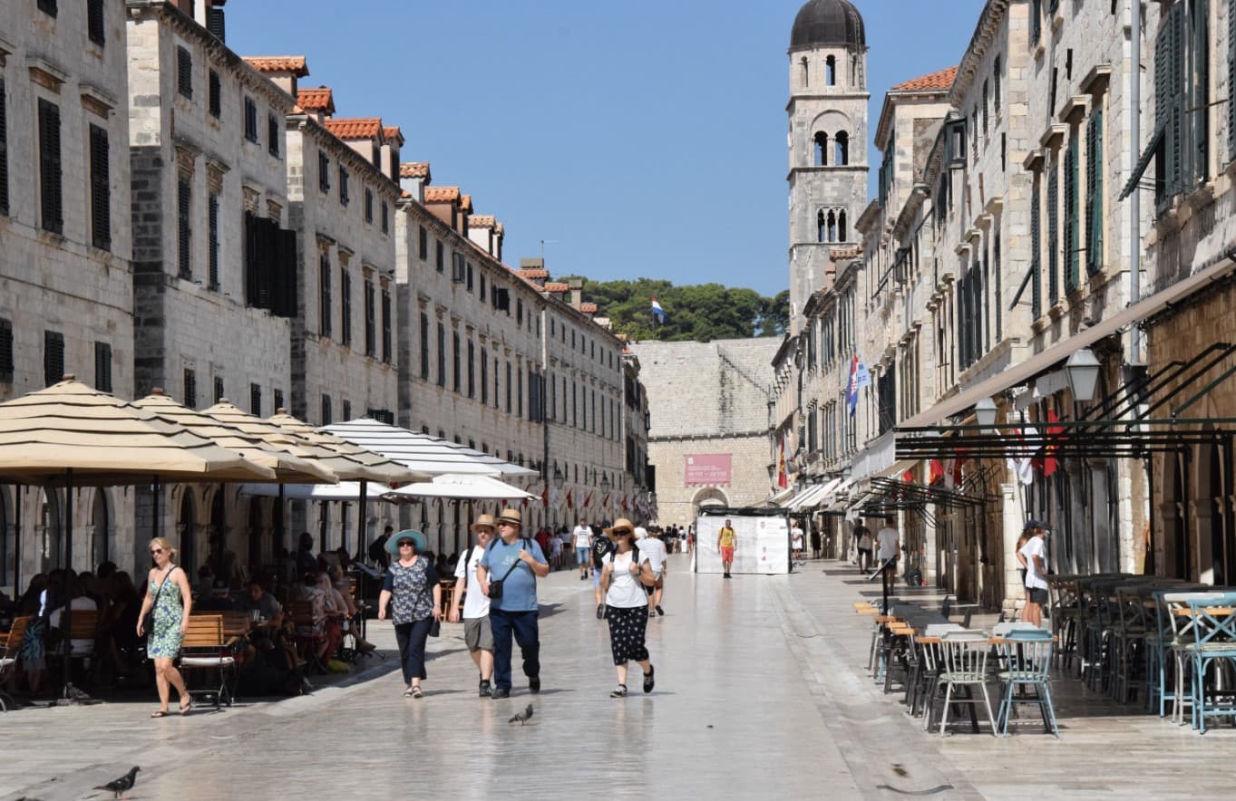 Veliki pad broja turista u Dubrovniku