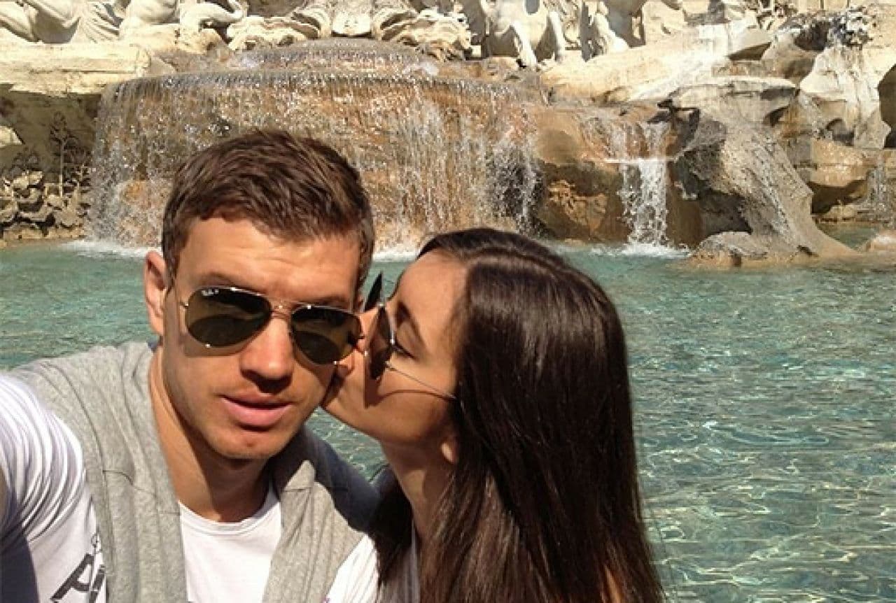 Edin Džeko ostaje u Romi zbog supruge Amre