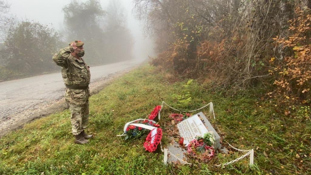 Odata počast britanskim vojnicima kod Goražda