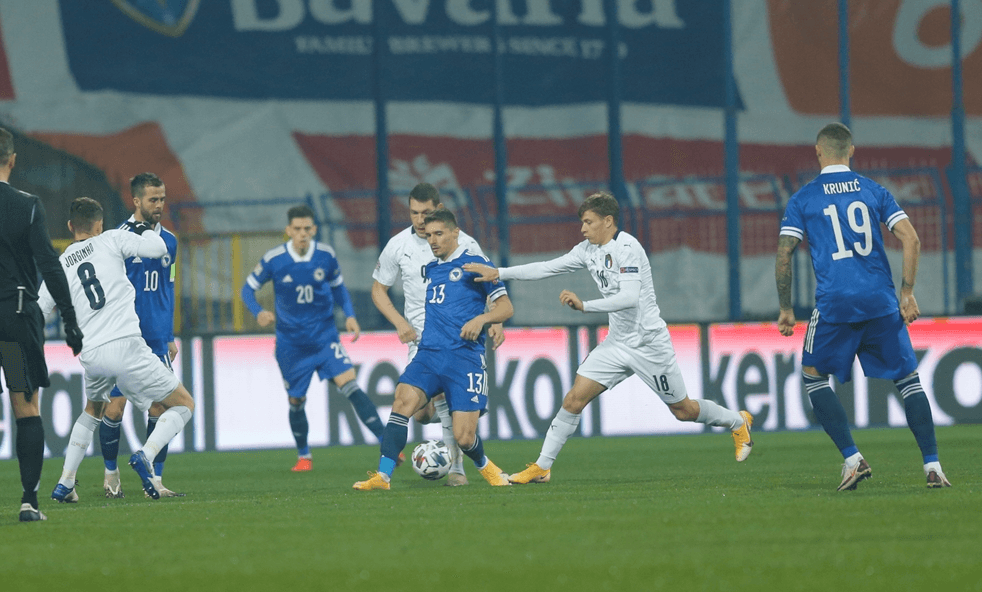 { TOK UTAKMICE } / BiH - Italija 0:2: Bez pobjede u 2020. godini