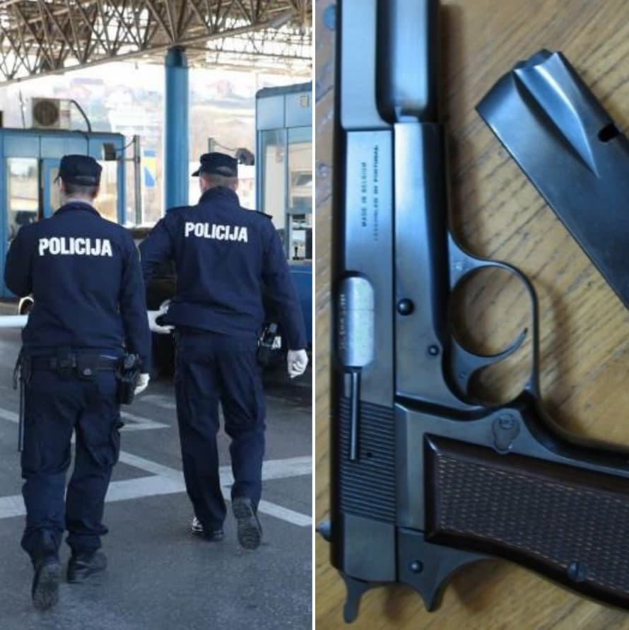 Bosanac prekršio epidemiološke mjere pa mu našli i pištolj