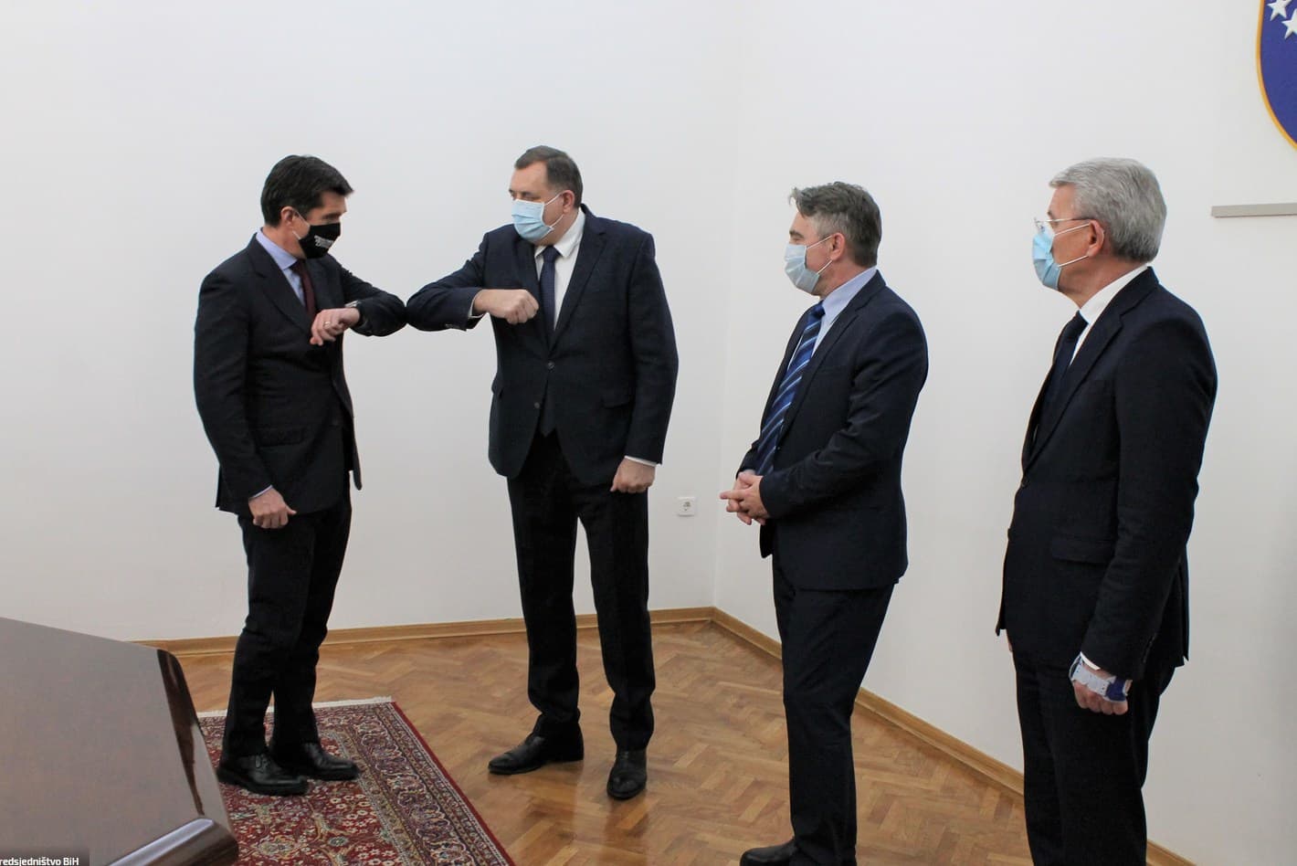 Ambasador Nelson s članovima Predsjedništva: SAD će biti partner BiH u provođenju reformi