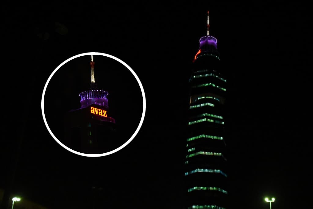 "Avaz Twist Tower" u ružičastoj boji povodom Svjetskog dana borbe protiv raka