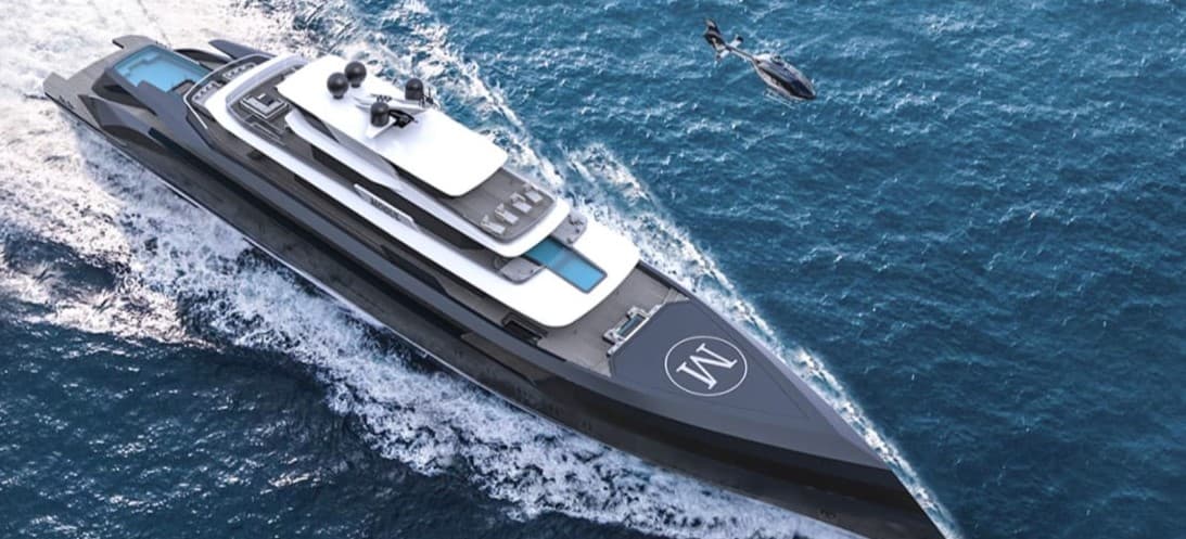 Mogul also has a large swim platform, a beach lounge, two tender garages on either side with room for plenty of water toys - Avaz