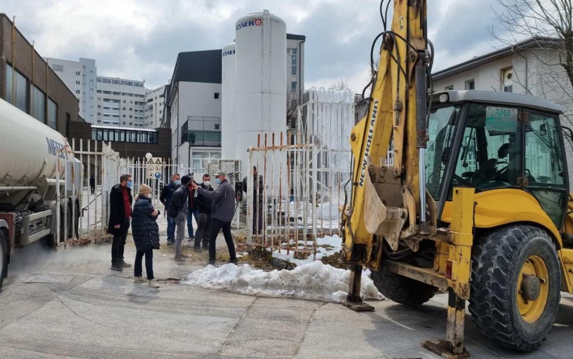 KCUS: Počele pripreme za postavljanje novog silosa za kisik
