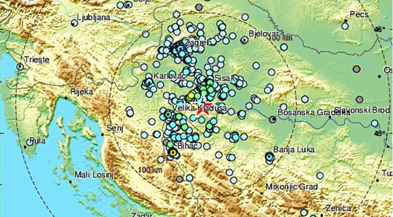 Novi zemljotres u Hrvatskoj jačine 4,6 stepeni Rihterove skale