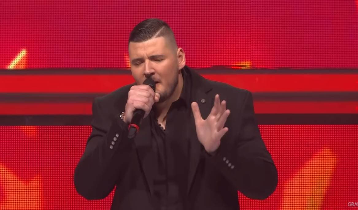 Ovo je posljednji nastup mladog pjevača u "Zvezdama Granda"