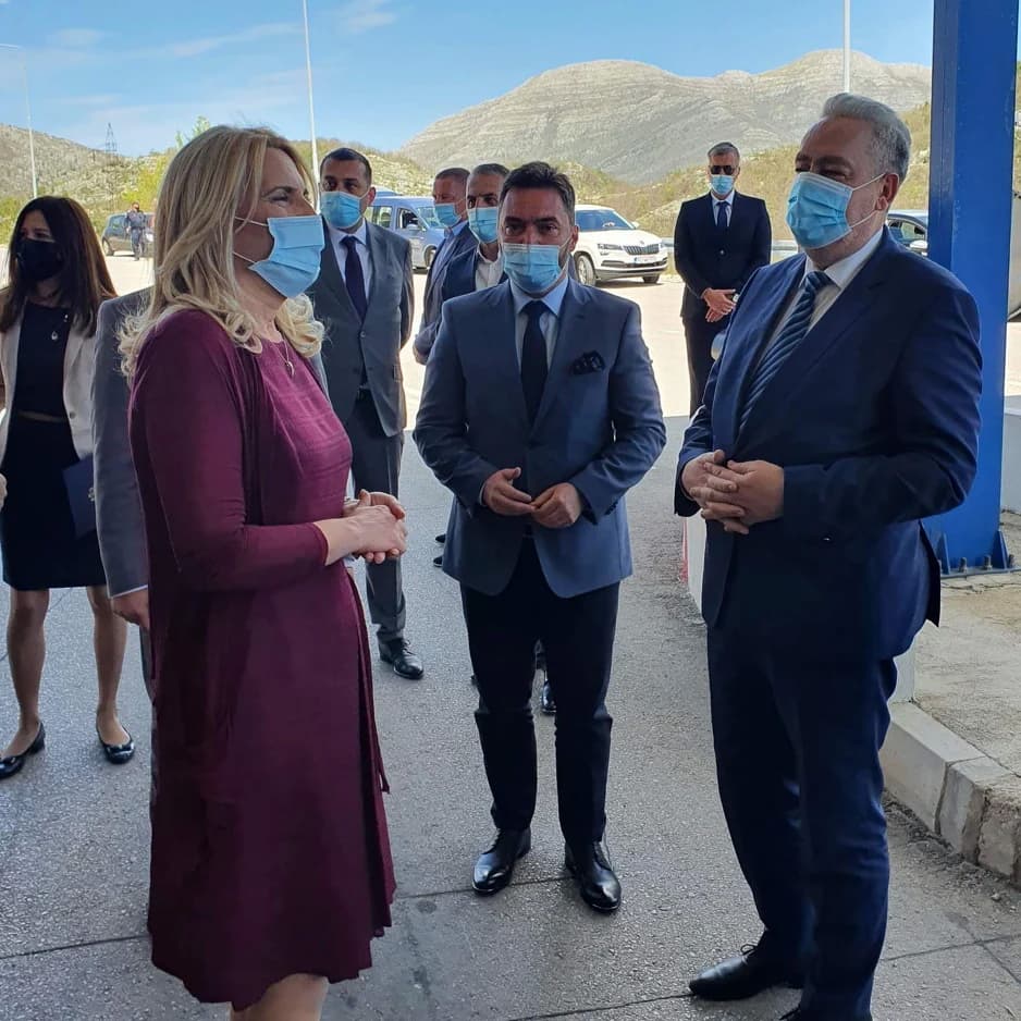 Cvijanović sa Krivokapićem na graničnom prelazu - Avaz