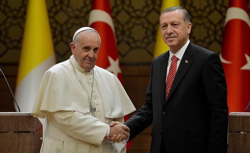 Erdoan razgovarao s papom Franjom: Napadi na Palestinu tiču se cijelog svijeta