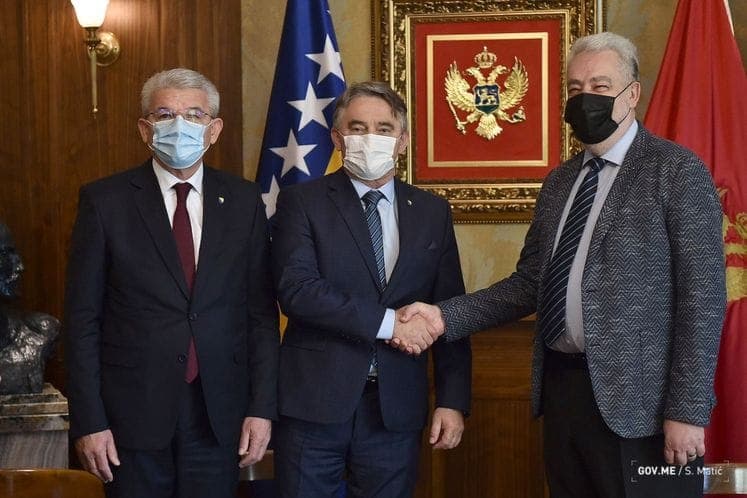 Krivokapić ugostio Komšića i Džaferovića: Stabilan i siguran region preduvjet prosperiteta svih zemalja