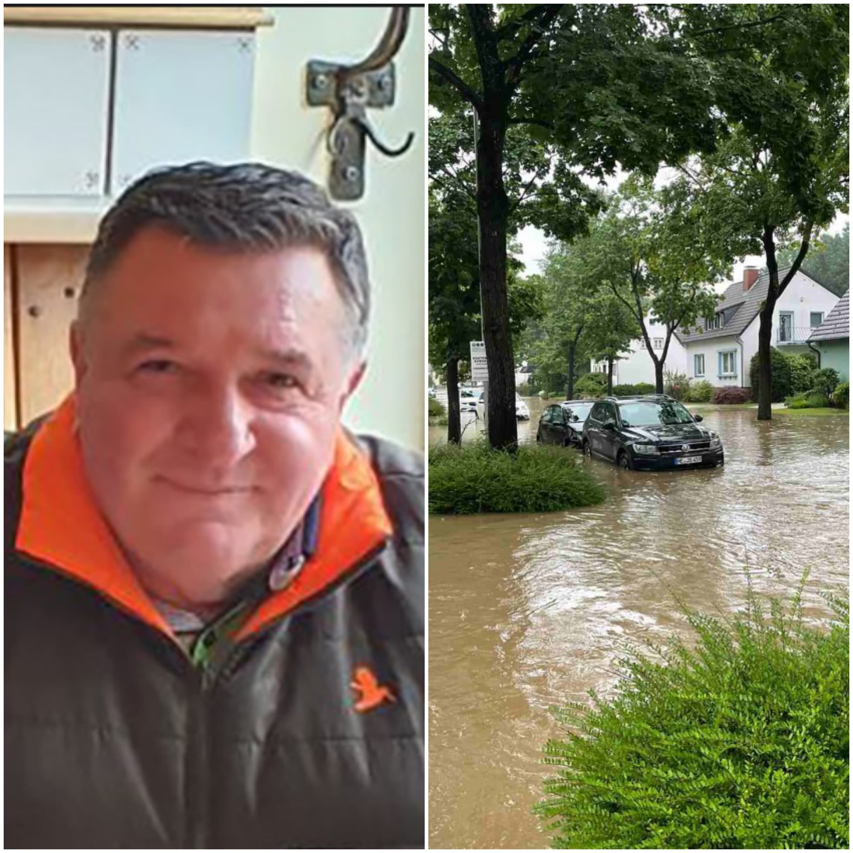 Bijeljinac Petar Stević za "Avaz" iz Njemačke: Kiša je bila toliko jaka da je u sat sve poplavilo