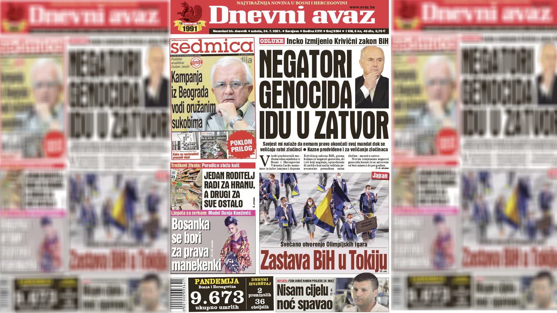 Negatori genocida idu u zatvor