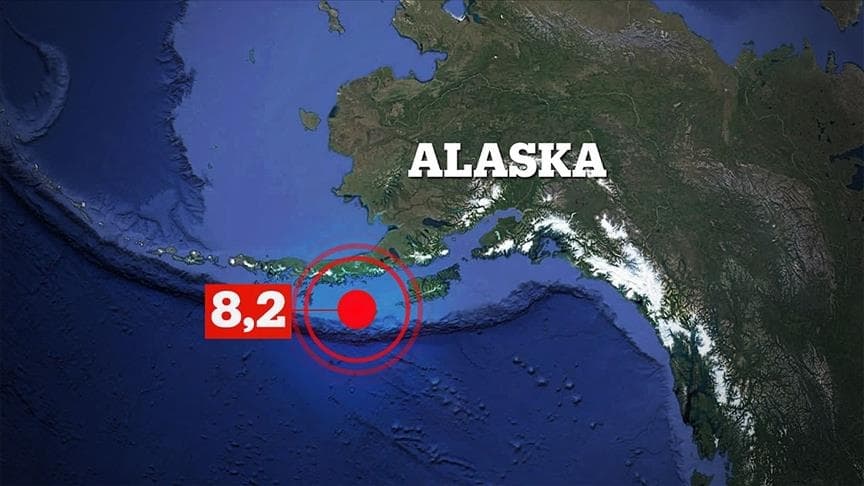 Magnitude 8.2 quake strikes Alaska, tsunami warning issued
