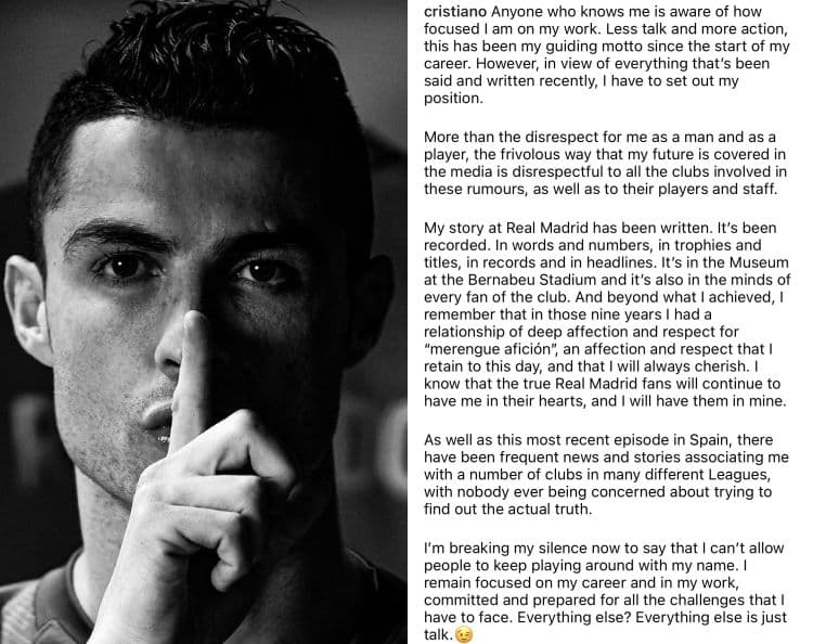 Oglasio se Kristijano Ronaldo i poručio: Ne igrajte se sa mnom