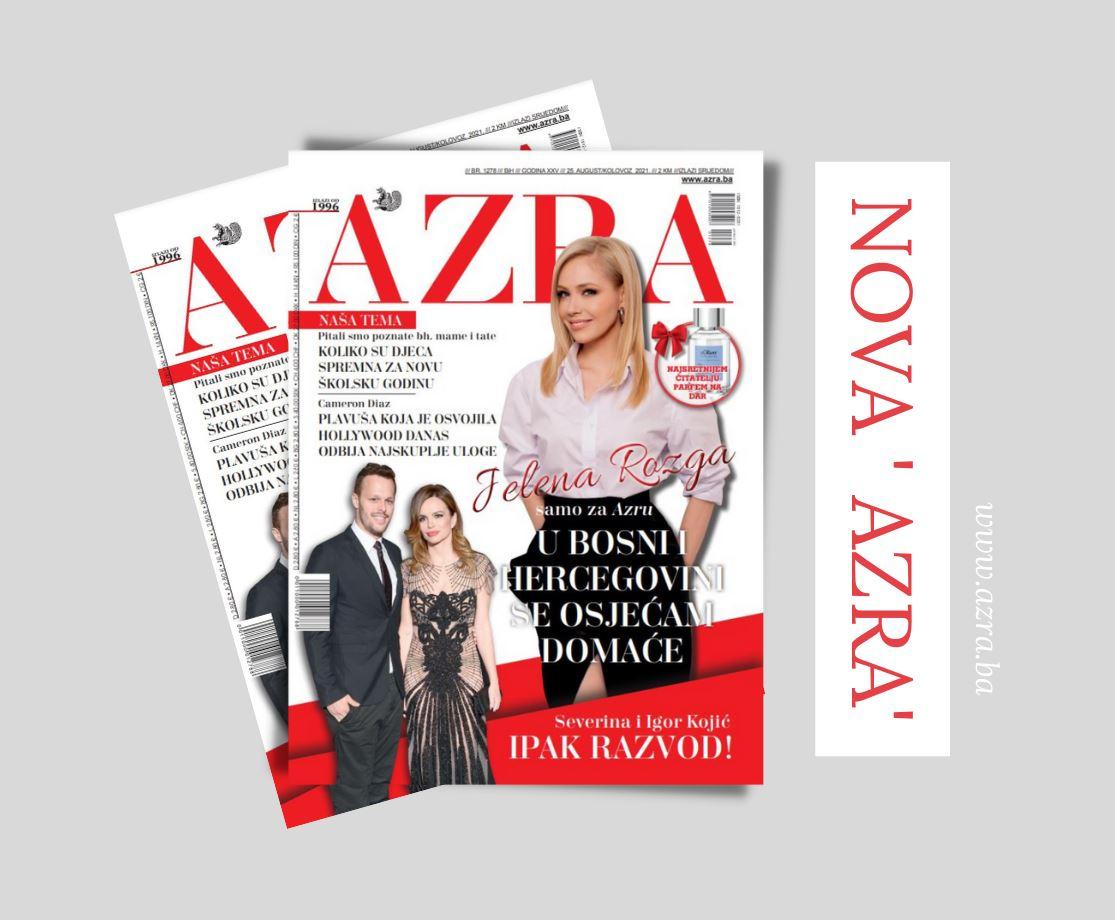 U novoj „Azri“ ekskluzivno Jelena Rozga, Razija Čolaković, Erko Jun... plus na poklon raspored časova za školarce