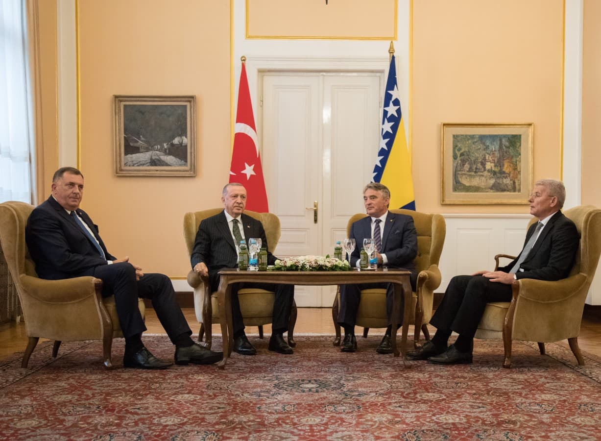 Video / I Dodik u Predsjedništvu BiH na sastanku s Erdoanom