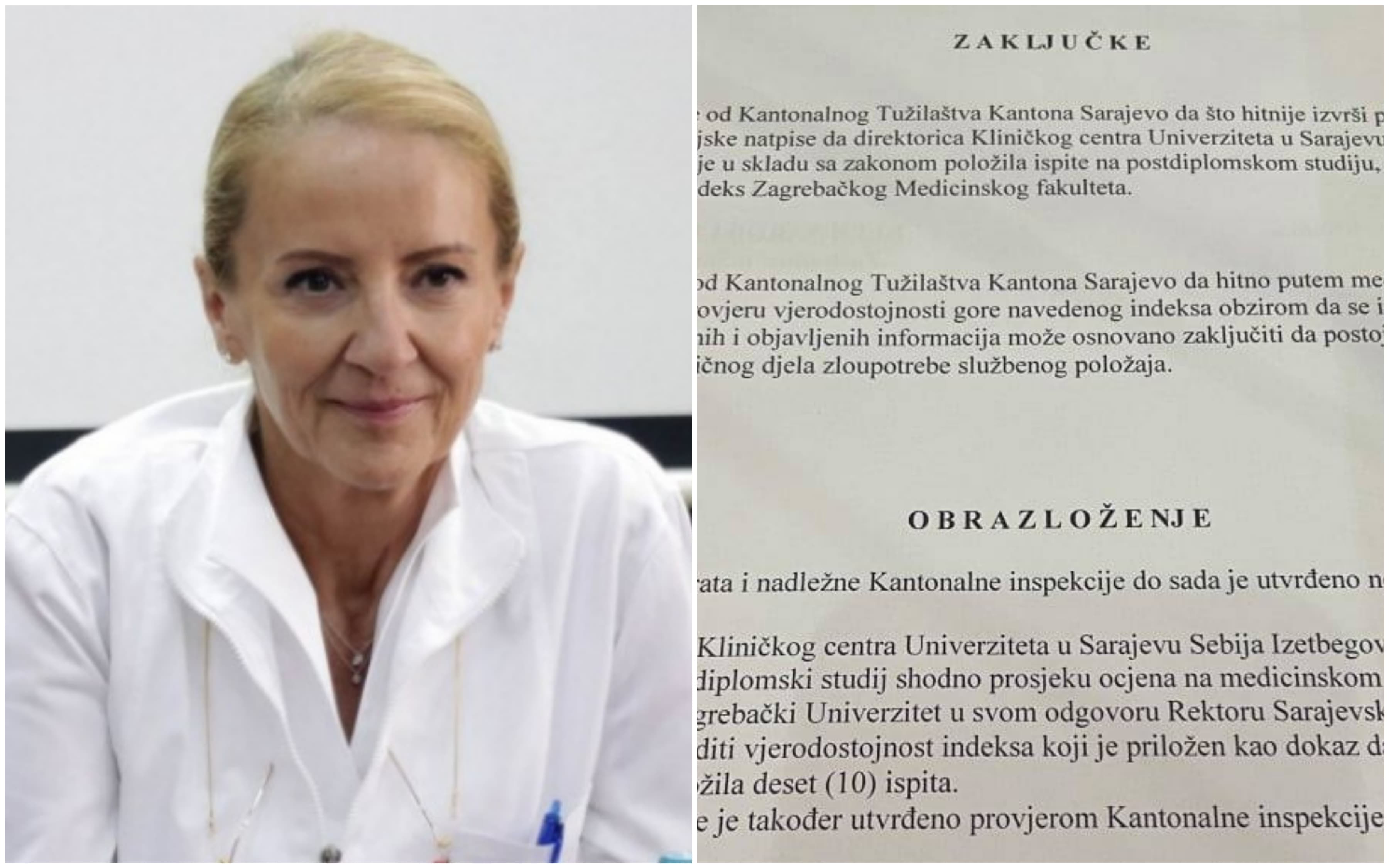 Usvojena incijativa: Tužilaštvo KS što hitnije da izvrši sve provjere vezane za diplomu Sebije Izetbegović