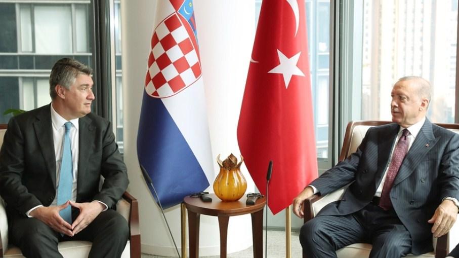 Milanović se u Njujorku sastao sa Erdoanom: Prijateljski smo razgovarali o BiH