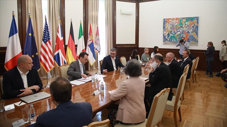 Ambasadori Kvinte od Vučića tražili deeskalaciju krize na sjeveru Kosova