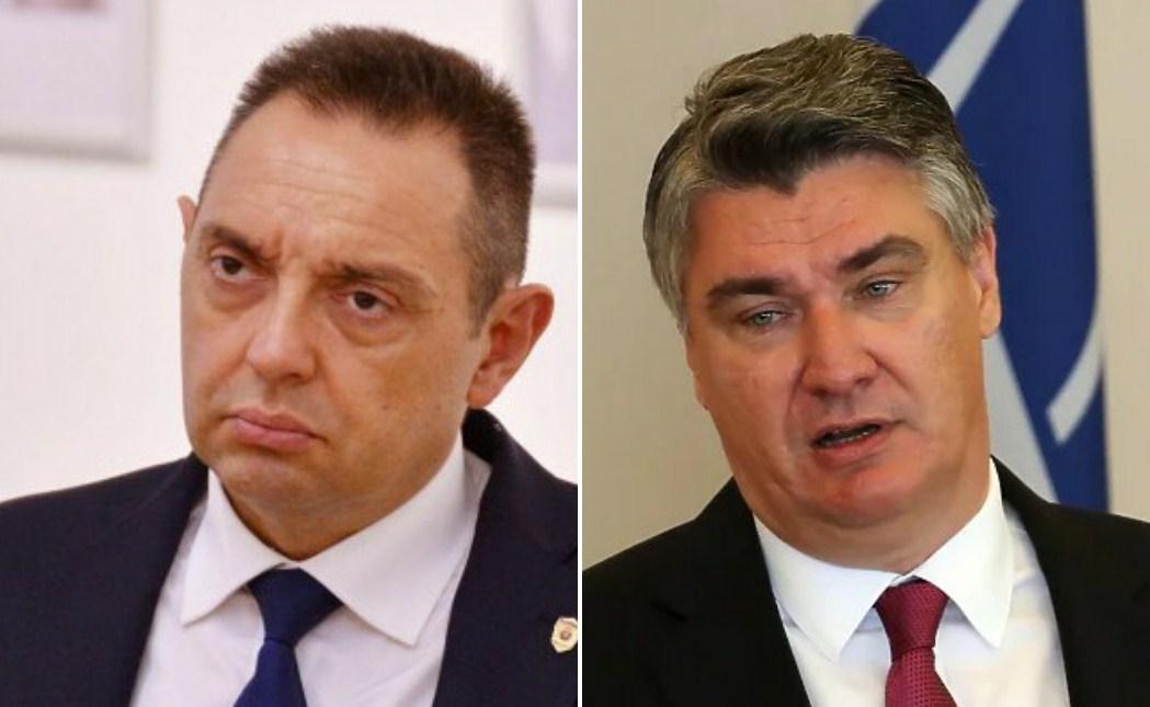 Vulin o hrvatskom predsjedniku: Milanović ne može prestati lupetati