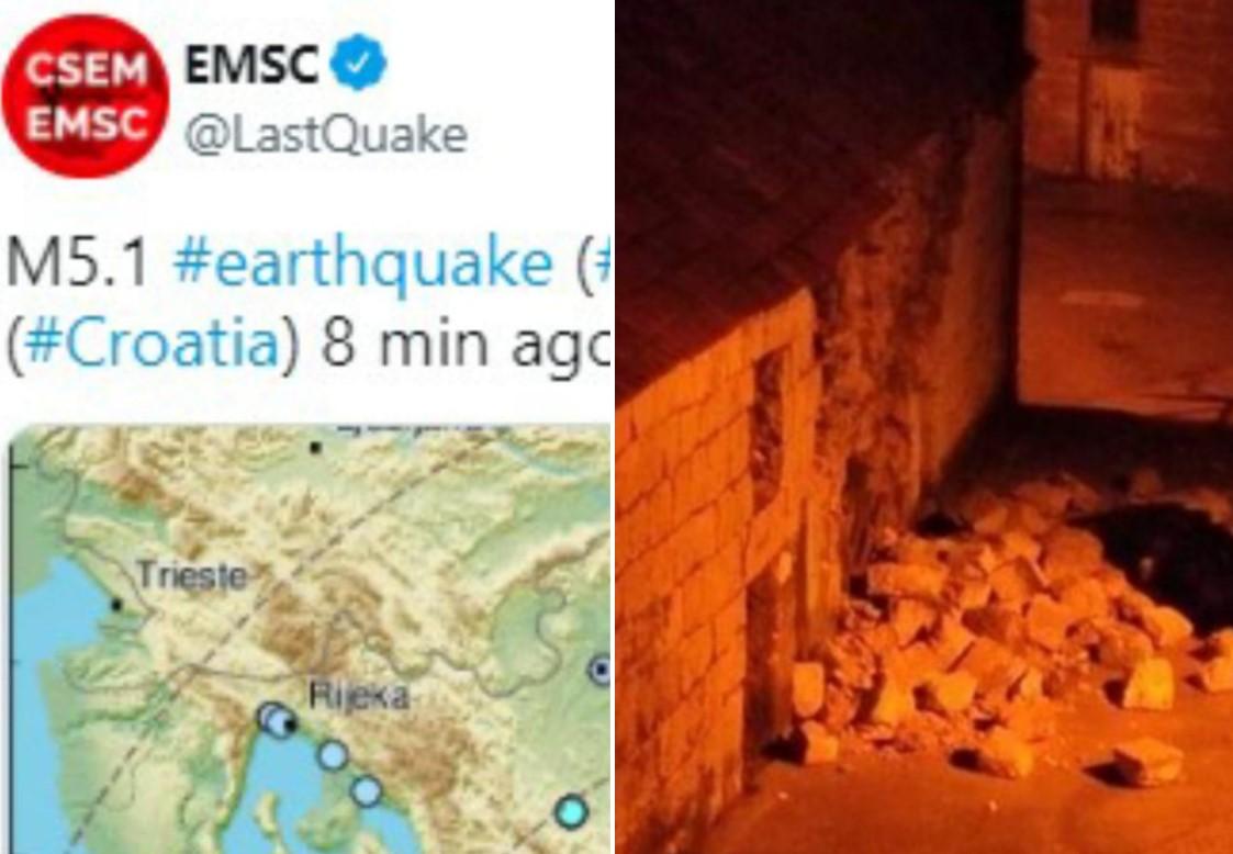 Dalmaciju pogodio zemljotres jačine 4,6 stepeni po Rihteru, osjetio se u Livnu