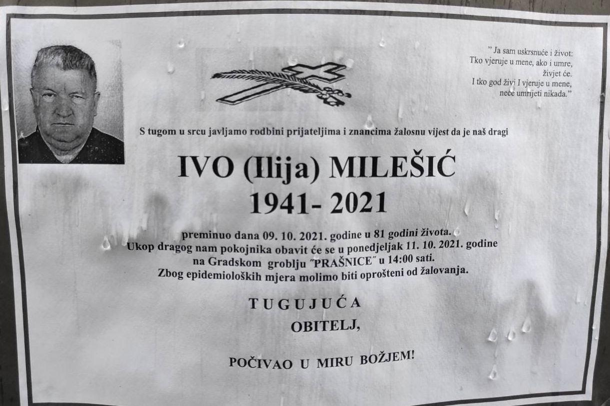 Preminuo istaknuti novinar Ivo Milešić