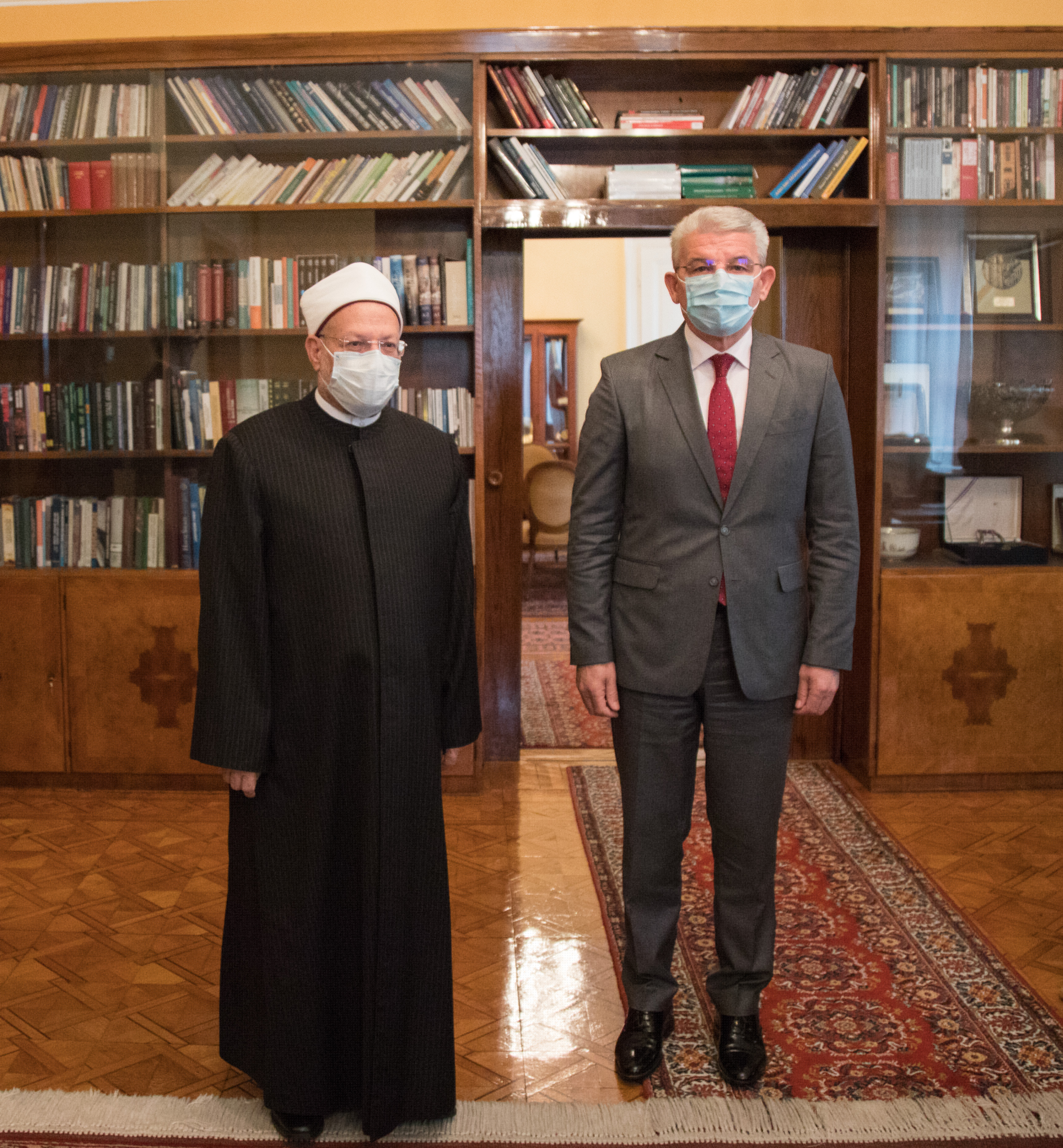 Član Predsjedništva BiH Šefik Džaferović primio velikog muftiju Arapske Republike Egipat Šavkija Ibrahima Abdel Karima Alama