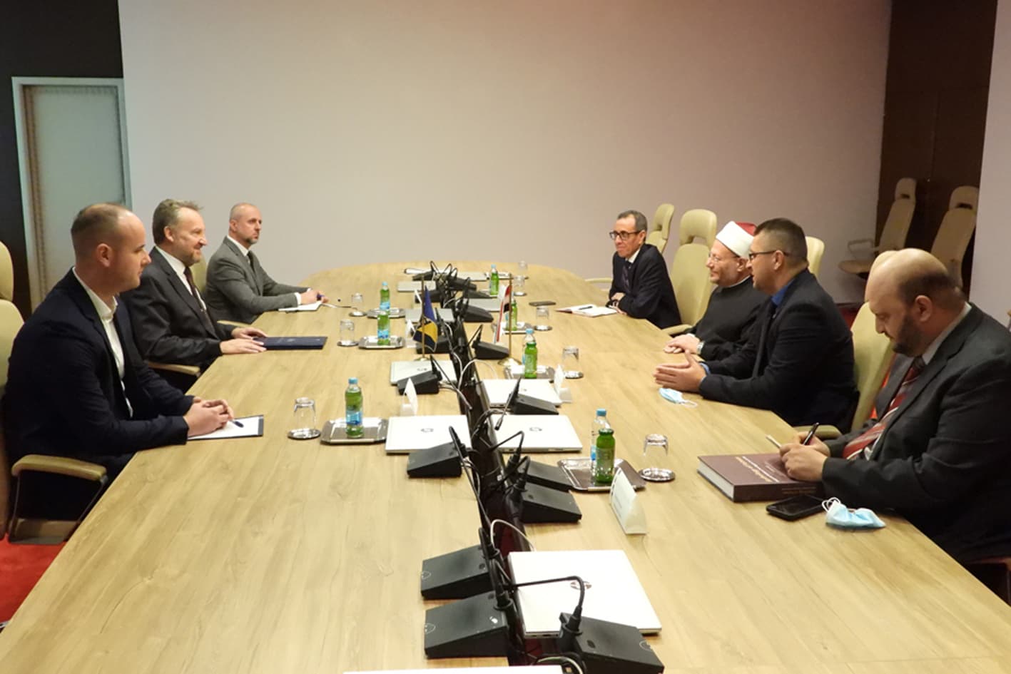 Bakir Izetbegović s muftijom Arapske Republike Egipat Šavkijem Ibrahimom Abdel-Karimom Alamom - Avaz