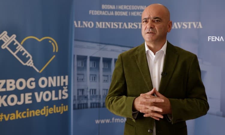 Čerkez: Više od 90 posto teško oboljelih od koronavirusa su nevakcinisane osobe
