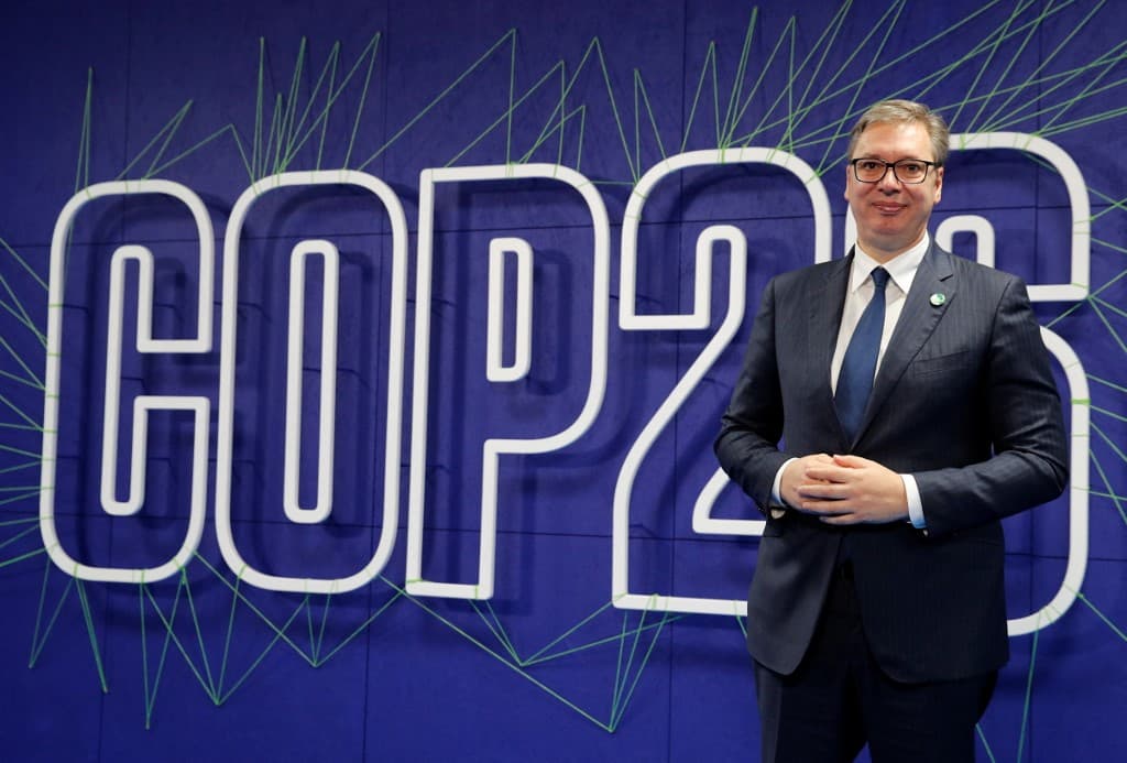 Vučić u Glazgovu: Ako izgubimo ovu trku sa vremenom, naša djeca će naslijediti bespovratno zagađenu planetu